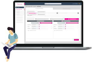 Ilustración del panel web de BatOnRoute