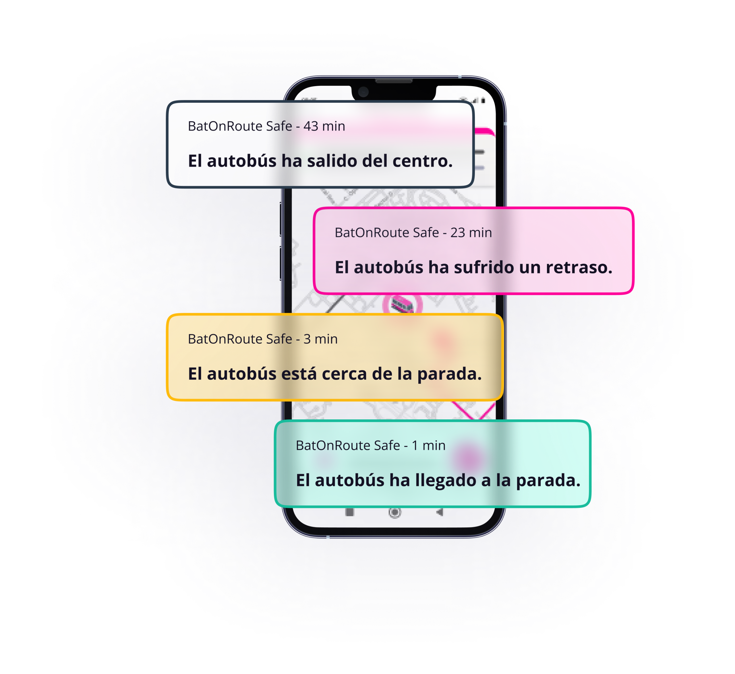 Ilustración notificaciones push up